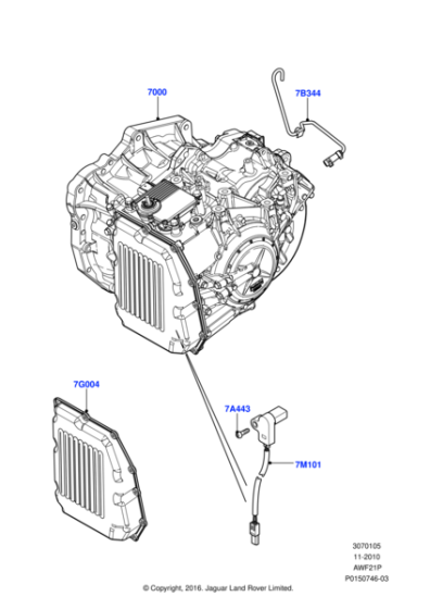 LR002914 - Land Rover Sensor - Speed