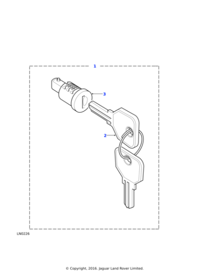 MTC6507 - Land Rover Lock & keys