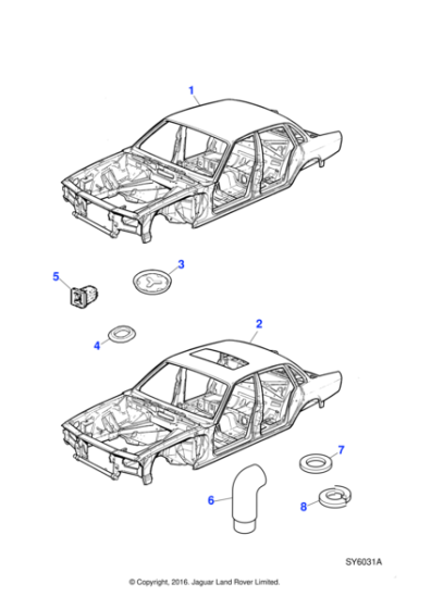 BAC4307 - Jaguar Metal sealing plug