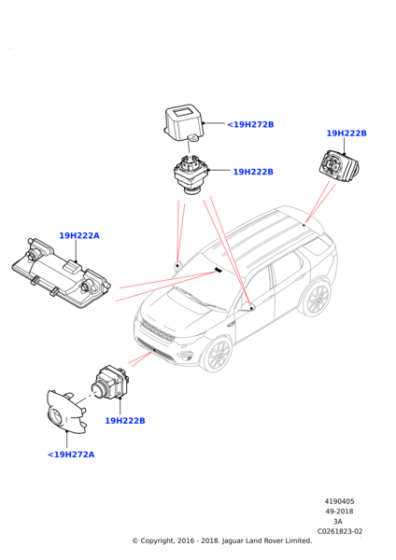 LR071641 - Land Rover Camera