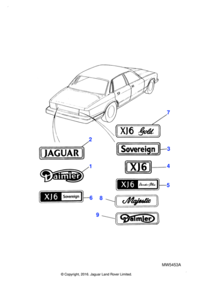 BEC25244 - Jaguar Emblem