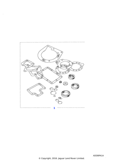 FTC4037 - Land Rover Gasket-transfer box gear change housing plate