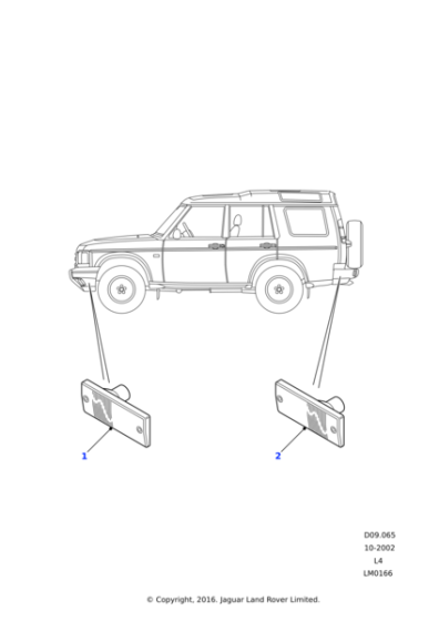 AMR2576 - Land Rover Lamp - Side Marker
