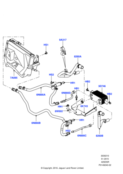 PBC500051 - Land Rover Coil - Cooling