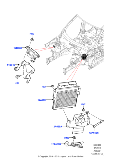 LR138048 - Land Rover Bracket - Relay