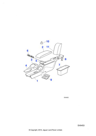 GXF7610EAHFX - Jaguar Centre console