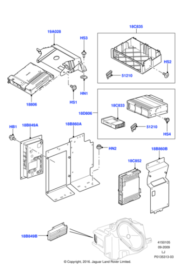 XYH500030 - Land Rover Nut