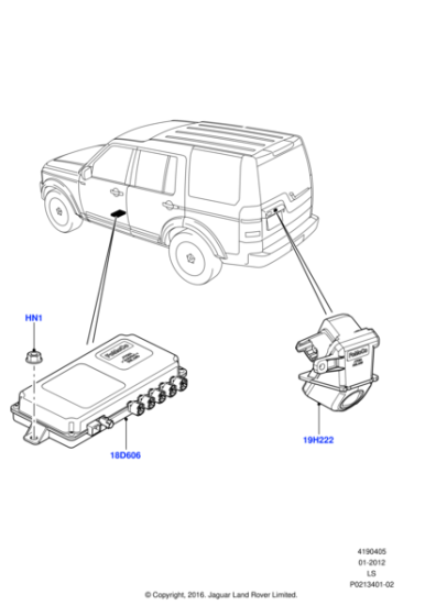 LR043941 - Land Rover Electronic Module