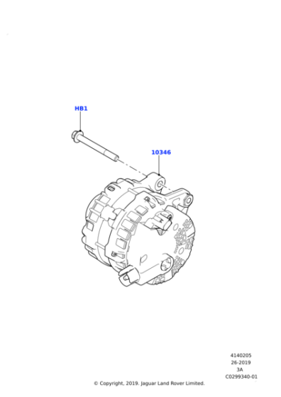 LR111077 - Land Rover Bolt