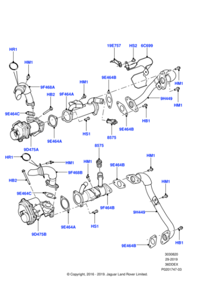 LR018322 - Land Rover Valve - Exhaust Gas Recirculation