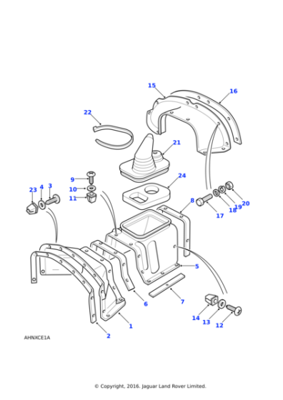 CZA4705L - Land Rover Nut-lokut