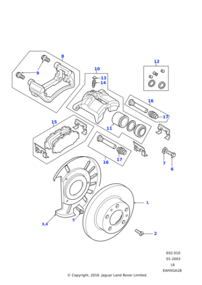 ANR5577 - Land Rover Shield-disc front brake