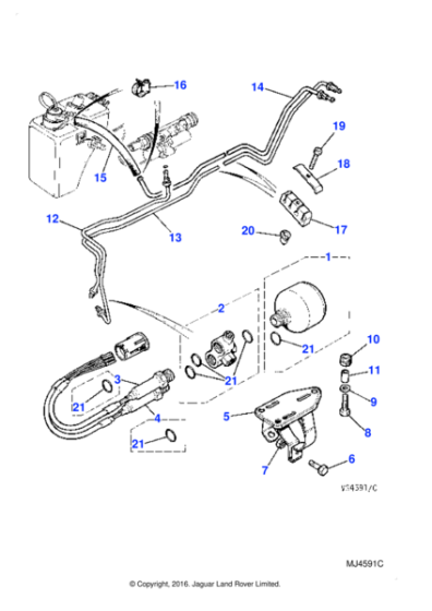 JLM1563 - Jaguar Low pressure warning switch