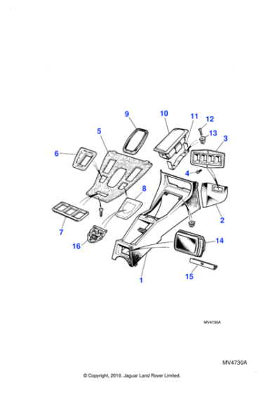 BAC3661 - Jaguar Ashtray plate