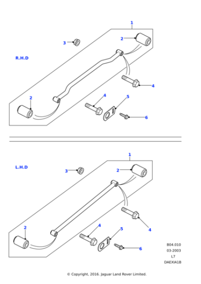 ANR3668 - Land Rover Bolt-flanged head