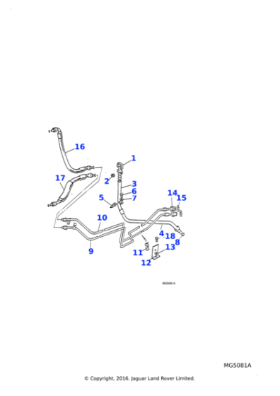 WM600041 - Jaguar Land Rover Washer-Spring