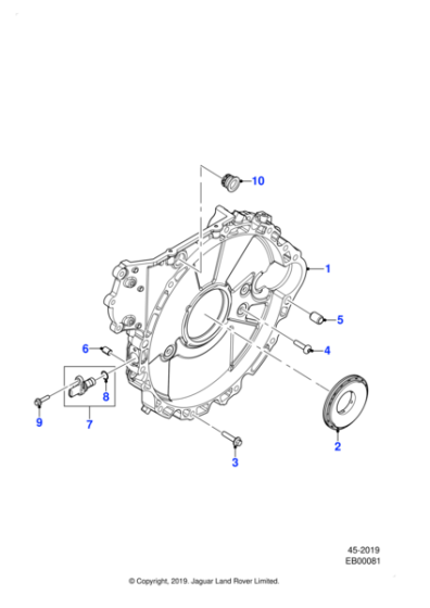 T4N32970 - Jaguar Rear cover