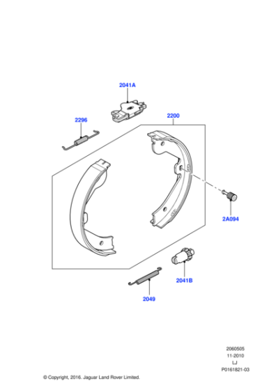 SFS000051 - Land Rover Kit - Brake Lining