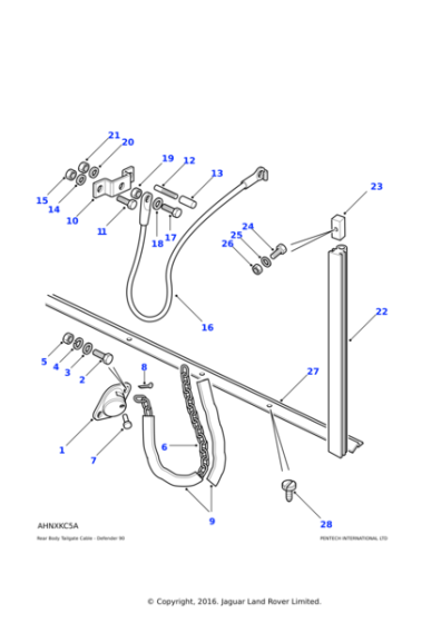 332146 - Land Rover Buffer-tailgate