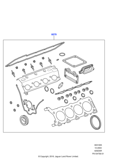 LR006635 - Land Rover Kit - Gasket