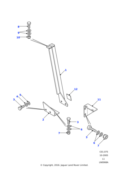MTC3052 - Land Rover Bracket