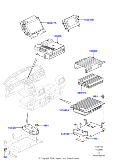 LR017288 - Land Rover Screen