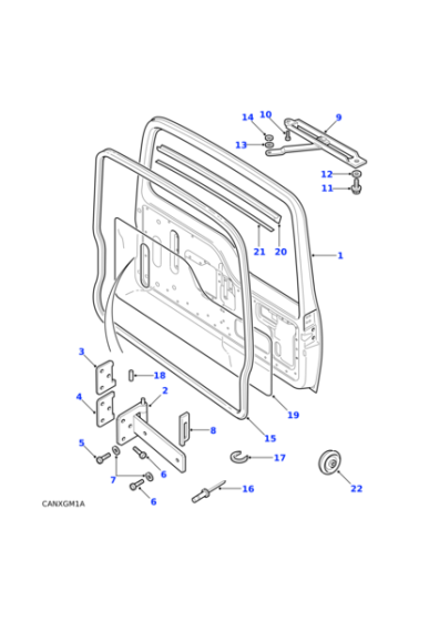 MXC1087 - Land Rover Pin-pivot check link