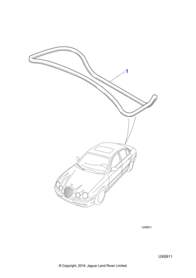 XR817620 - Jaguar Trunk aperture seal