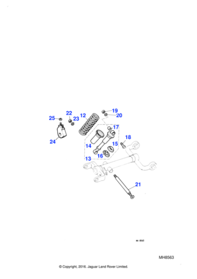 C29163 - Jaguar Shock absorber
