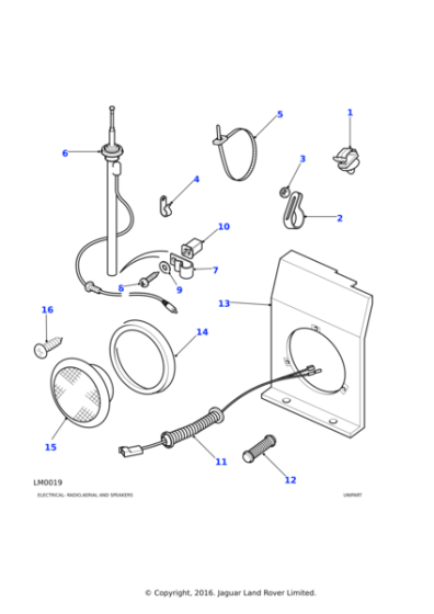 NRC2383 - Land Rover Clip-Hose
