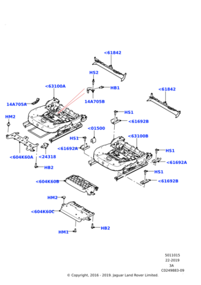 LR058851 - Land Rover Frame