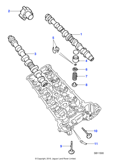 ゲートボール　ジャバランガループ NCA2543AB - Jaguar Tappet | Jaguar Land Rover Classic Parts