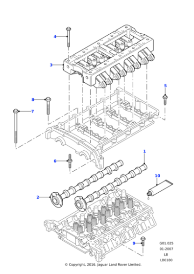 LR004423 - Land Rover Camshaft
