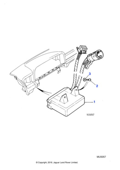 DBC10729E - Jaguar Passive restraint module
