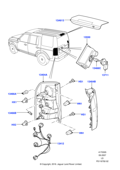 XBP100210 - Land Rover Holder-front lighting bulb