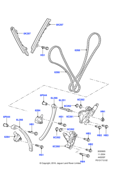 4174166 - Land Rover Belt/Chain - Timing