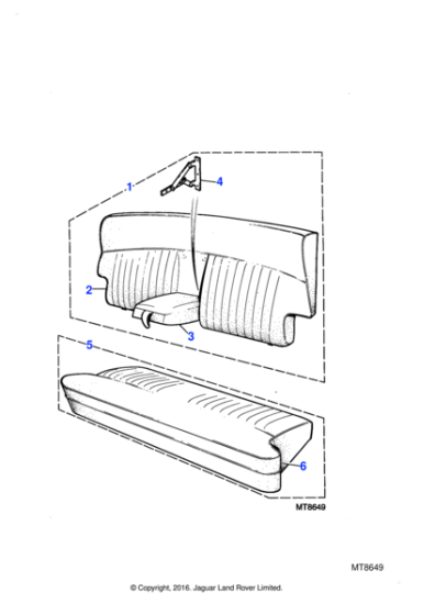 BBC1170 - Jaguar Headrest