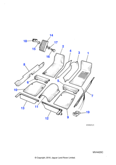 BCC5164 - Jaguar Mounting bracket