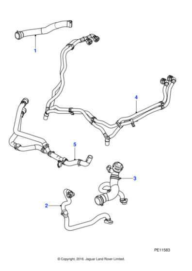 C2D24901 - Jaguar Return hose