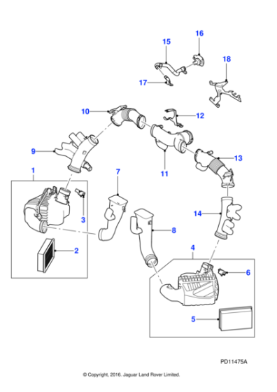 AJ813062 - Jaguar Bracket