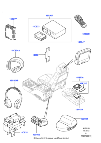 LR043132 - Land Rover DVD Player