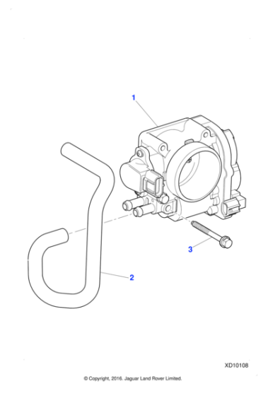 C2C41067 - Jaguar Throttle body