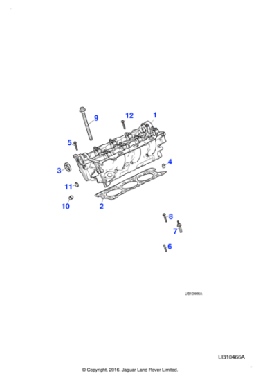 C2S31361 - Jaguar Gasket-Cylinder Head