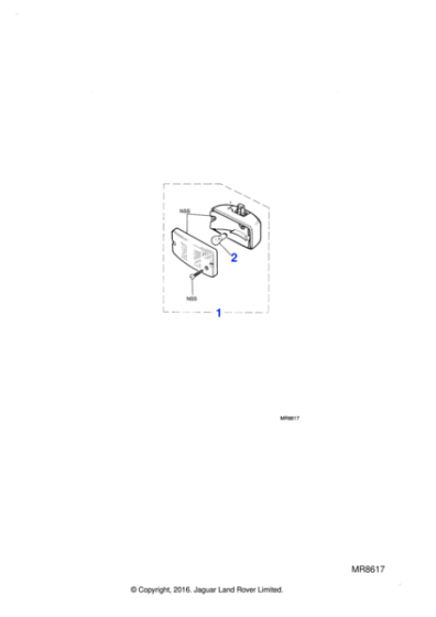 JLM12398 - Jaguar Fog lamp