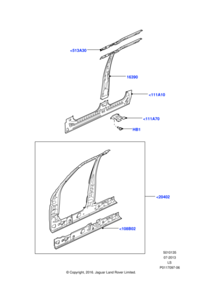 ADR780380 - Land Rover Reinforcement