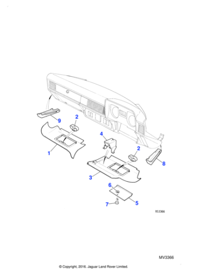 BCC6461LZ - Jaguar Underscuttle casing