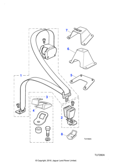 C2N2527 - Jaguar Anchor plate