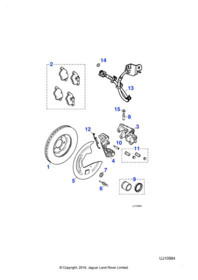C2C27280 - Jaguar Anchor bracket