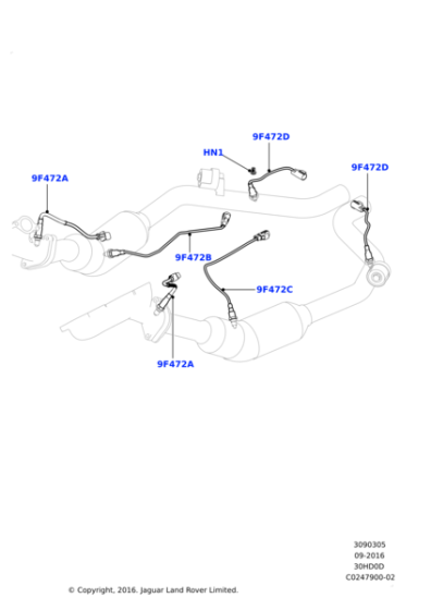 LR035746 - Land Rover Sensor