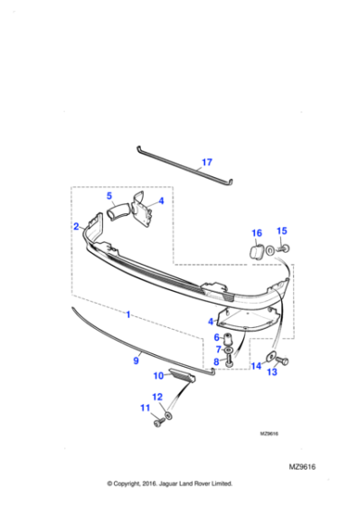 AC606051J - Jaguar Screw